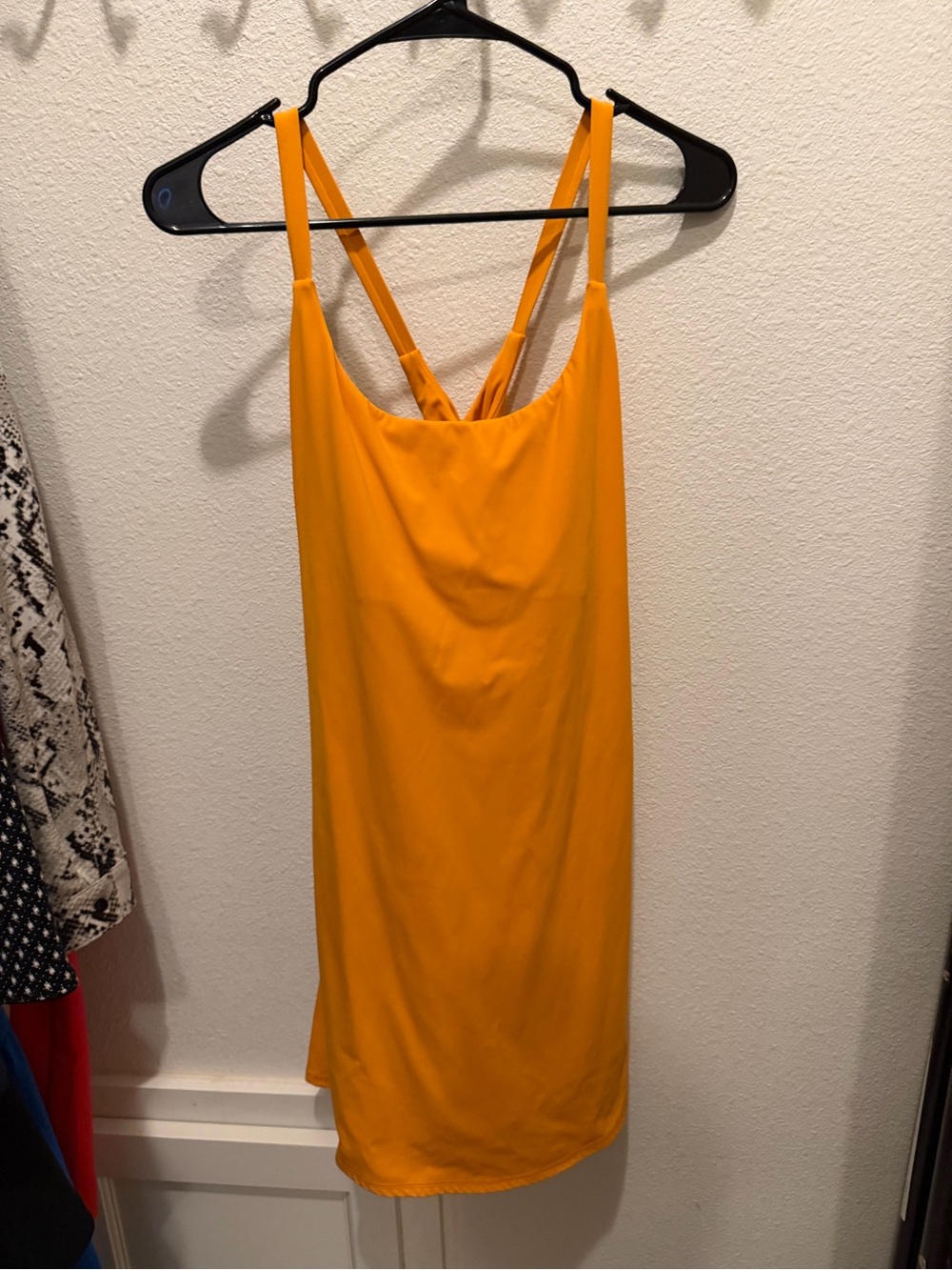HALARA athletic dress with built-in bra and shorts